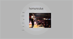 Desktop Screenshot of homunculture.com
