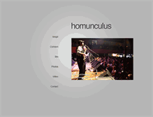 Tablet Screenshot of homunculture.com